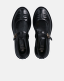 Ballerine bambina in pelle con fibbie
