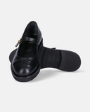 Ballerine bambina in pelle con fibbie