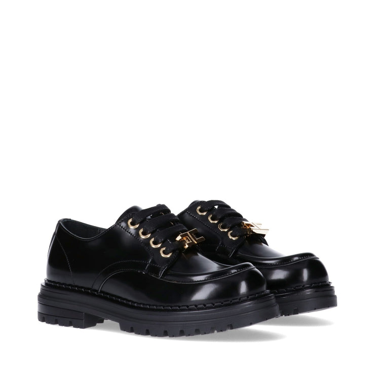 Stringate da ragazza con dettaglio paraboot - F4A4-E0402-1259930-