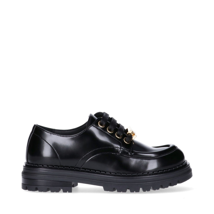 Stringate da ragazza con dettaglio paraboot