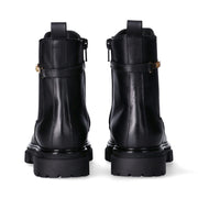 Stivaletti chelsea da ragazza con logo dorato a lato