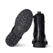 Stivaletti chelsea da ragazza con logo dorato a lato