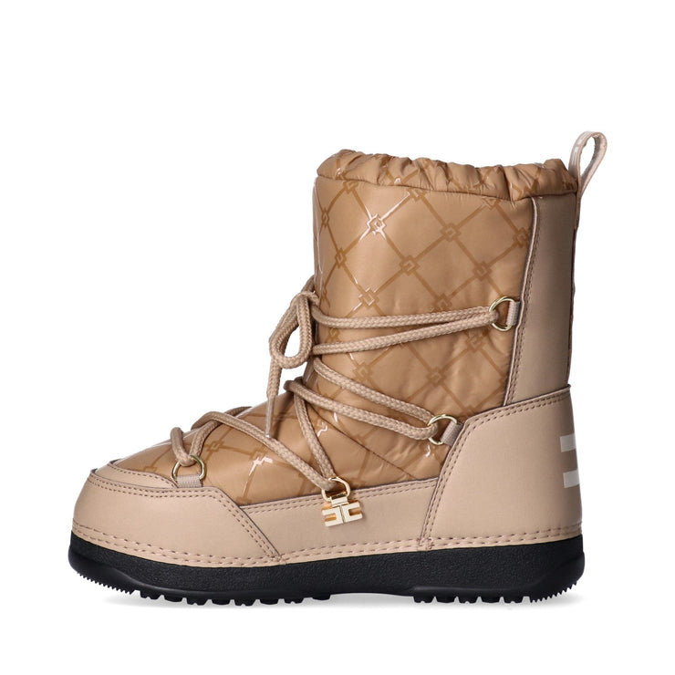 Stivaletti da neve con monogram all over