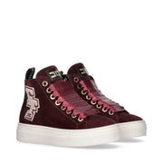 Sneakers alte stile college in crosta di pelle - F4A9-E0108-1279301-