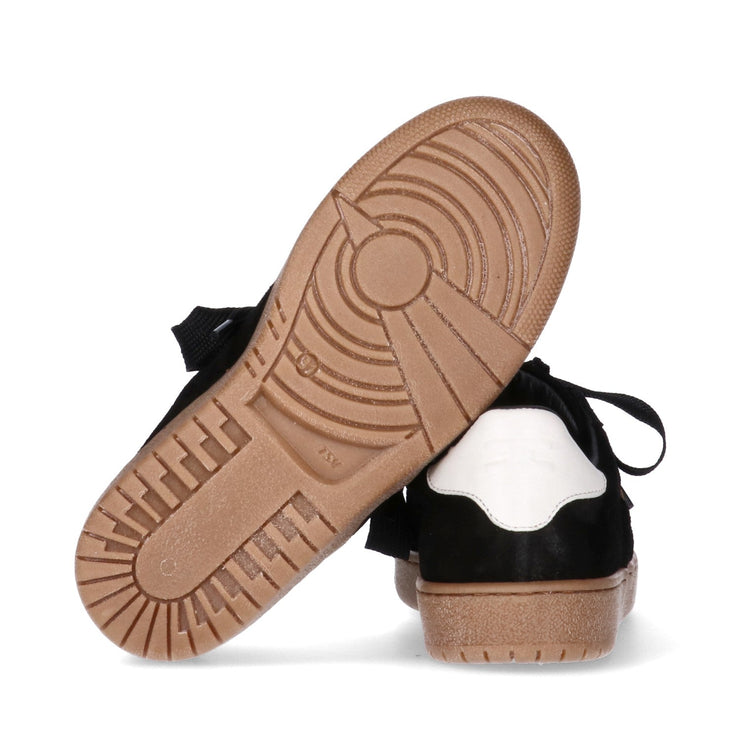 Sneakers da ragazza con dettagli dorati