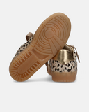 Sneakers maculate con monogramma ricamato