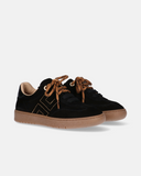 Sneakers ragazza con doppio laccio e logo ricamato