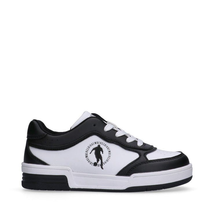 Sneakers unisex in pelle sintetica con logo laterale
