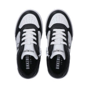 Sneakers unisex in pelle sintetica con logo laterale