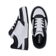 Sneakers unisex in pelle sintetica con logo laterale