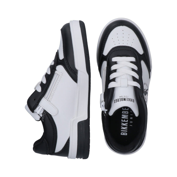 Sneakers unisex in pelle sintetica con logo laterale