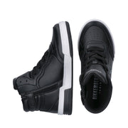 Sneakers alte in pelle sintetica con logo laterale