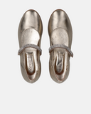Ballerine con cinturino e dettagli gioiello