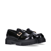 Mocassini da ragazza con fibbia gioiello e suola chunky - M4A4-53164-1453999-