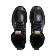 Stivaletti da ragazza con dettaglio in maglia metallica dorata