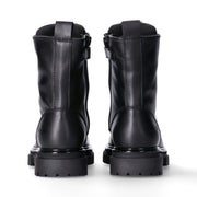 Stivaletti da ragazza con dettaglio in maglia metallica dorata