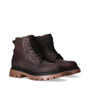 Stivaletti in pelle con zip