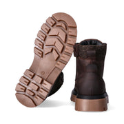 Stivaletti in pelle con zip