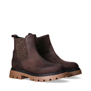 Stivaletti urban in pelle con zip