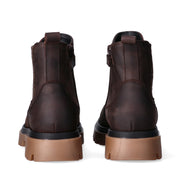 Stivaletti urban in pelle con zip