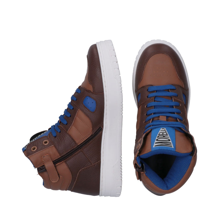 High top basketball style sneakers for boys