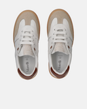 Sneakers in pelle e camoscio gusto retrò