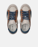 Sneakers in pelle con inserti streetwear