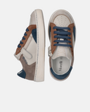 Sneakers in pelle con inserti streetwear