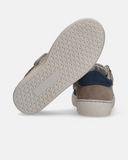Sneakers in pelle con inserti streetwear