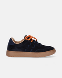 Sneakers ragazza con doppio laccio e cuciture decorative
