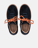 Sneakers ragazza con doppio laccio e cuciture decorative