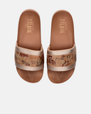 Ciabatte platform da ragazza con fascia Geo Classic e logo lettering