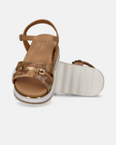 Sandali platform da ragazza con stampa Geo Classic