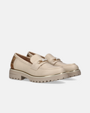 Mocassini platform da ragazza con dettaglio morsetto