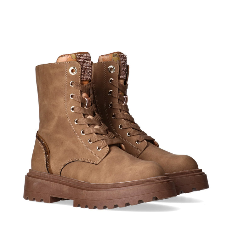 Anfibi da ragazza con inserti Geo Classic e dettagli luminosi - P3A5-12319-0315X937