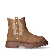 Stivaletti da ragazza con iserto Geo Classic e borchie