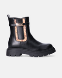 Stivaletti ragazza chunky con dettagli Geo