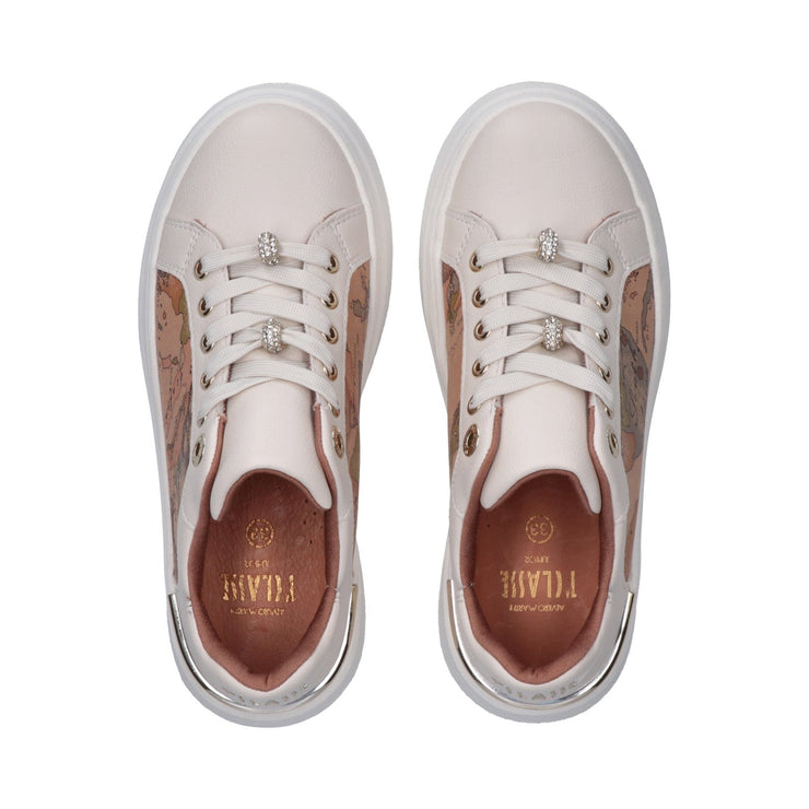 Sneakers da ragazza con passalacci preziosi