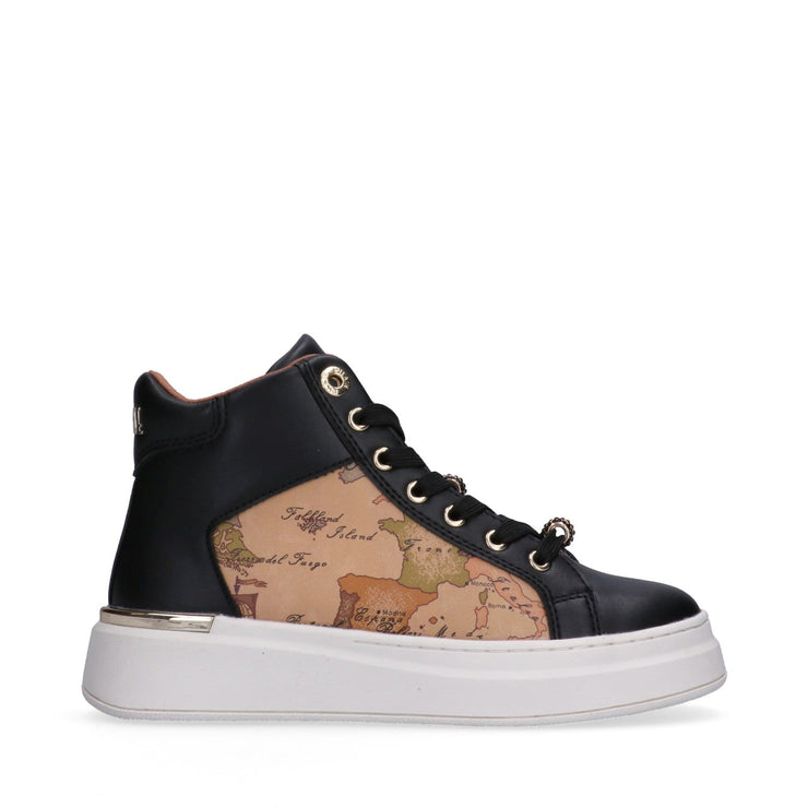 Sneakers mid da ragazza con passalacci preziosi