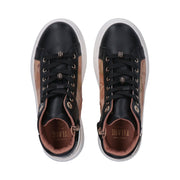 Sneakers mid da ragazza con passalacci preziosi