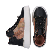 Sneakers mid da ragazza con passalacci preziosi