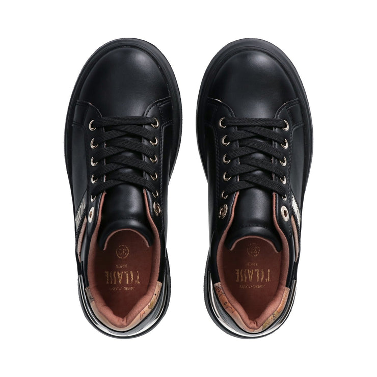 Sneakers da ragazza con logo laterale e inserti Geo