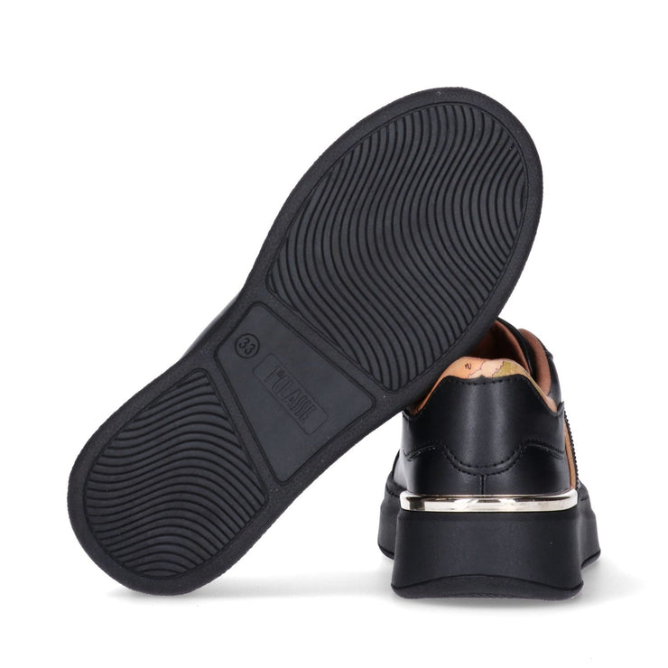 Sneakers da ragazza con logo laterale e inserti Geo