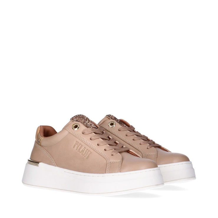 Sneakers da ragazza con inserto prezioso e logo laterale - P3A9-12267-0289A506