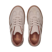 Sneakers da ragazza suola platform e logo laterale