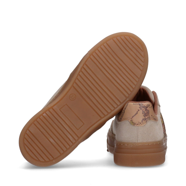 Sneakers da ragazza suola platform e logo laterale