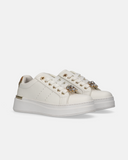 Sneakers platform da ragazza con dettaglio gioiello