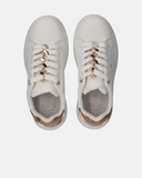 Sneakers platform da ragazza con lacci gioiello