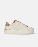 Sneakers ragazza platform con passalaccio logo