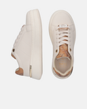 Sneakers ragazza platform con passalaccio logo